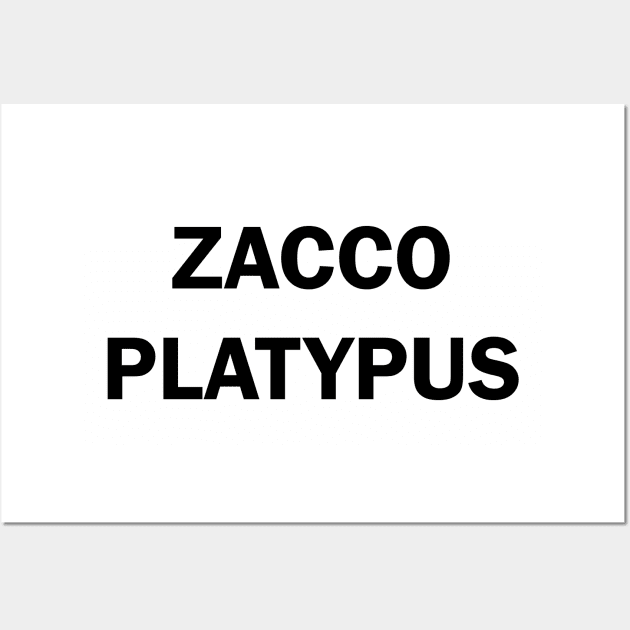 ZACCO PLATYPUS: Version Two Wall Art by AislingKiera